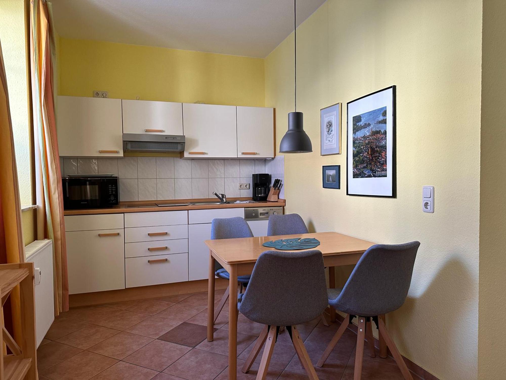 Ferienwohnung Hafendomicil Kleines Meer Waren  Exterior foto